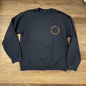 Shadow Hill Navy Crewneck Sweatshirt with Graphic